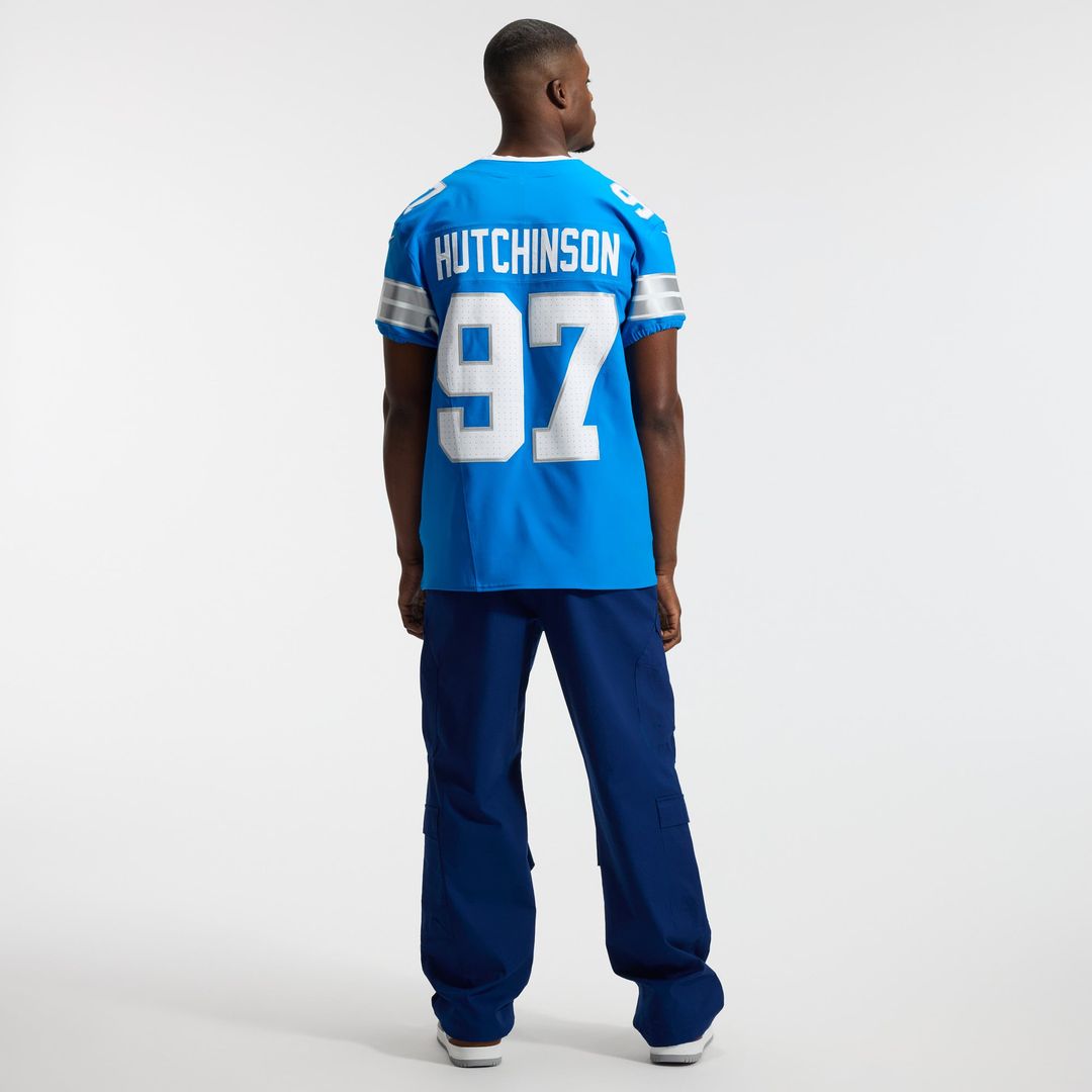 Men's Detroit Lions Aidan Hutchinson Nike Black Alternate product image 24