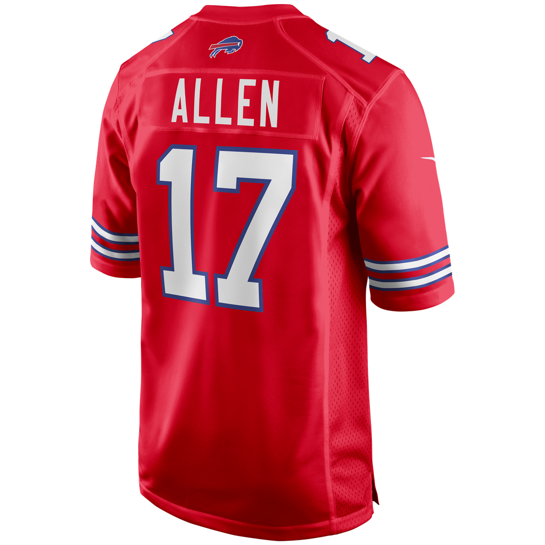 Men's Buffalo Bills Josh Allen Nike Red Alternate Game product image 7