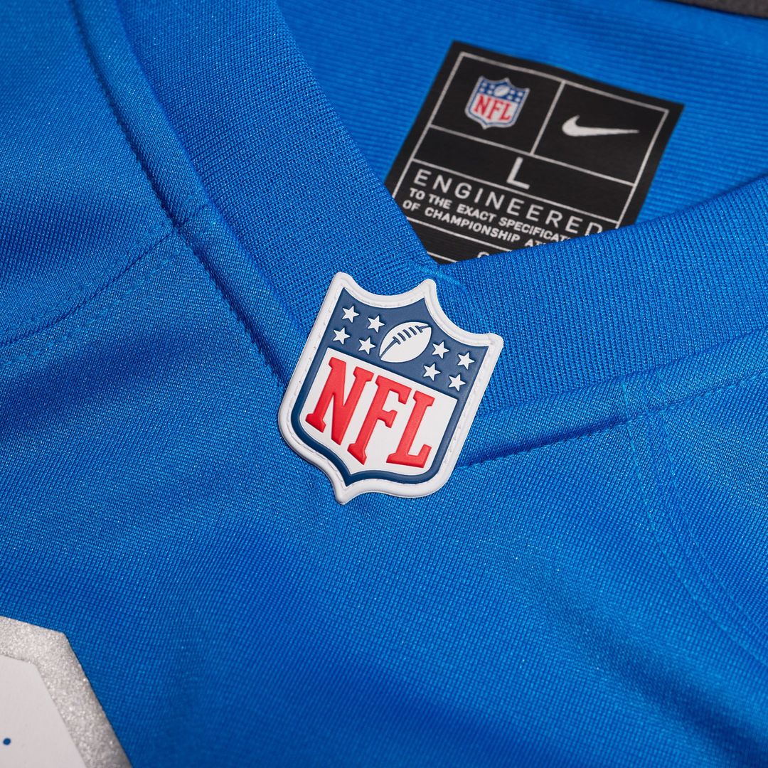Detroit Lions Graham Glasgow Nike Blue Game Jersey product image 4