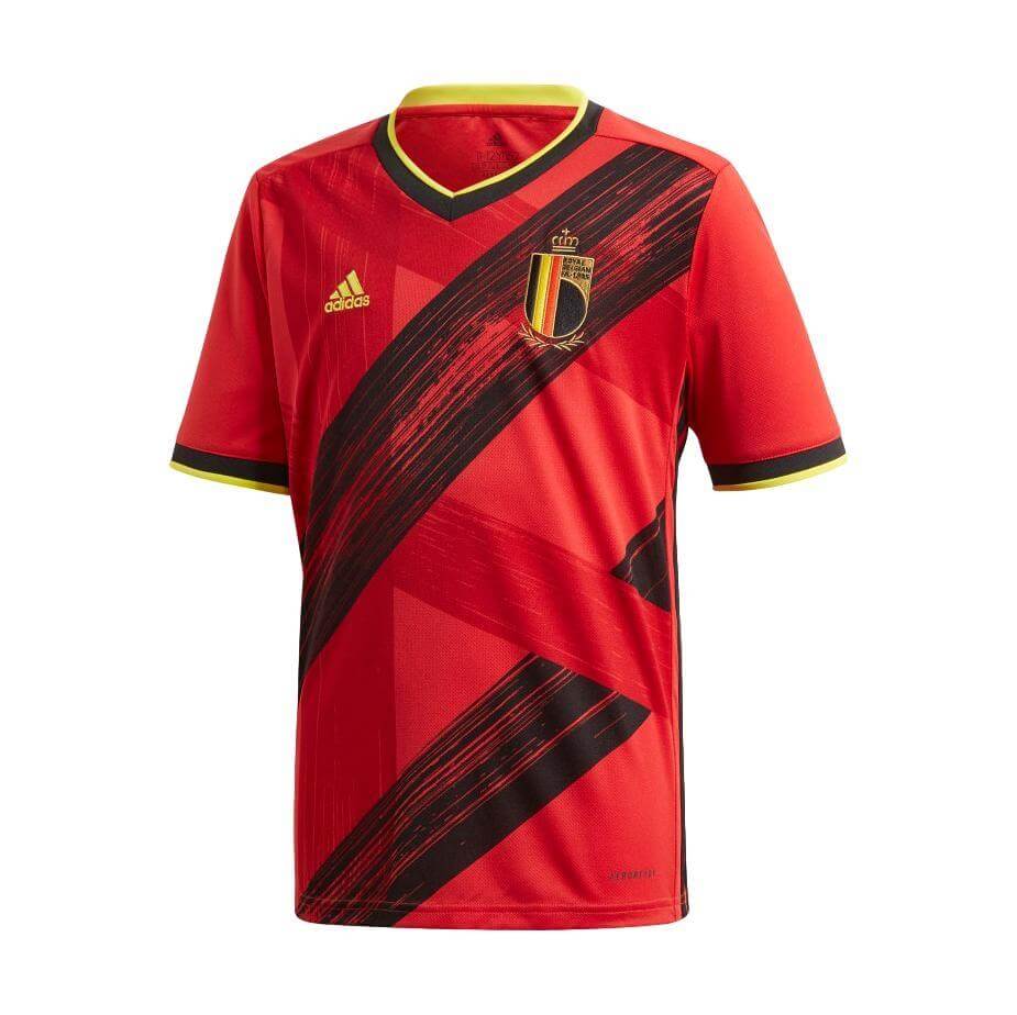 Adidas Belgium 2020 Youth Home Jersey product image 1, provided for visual reference and product detail review