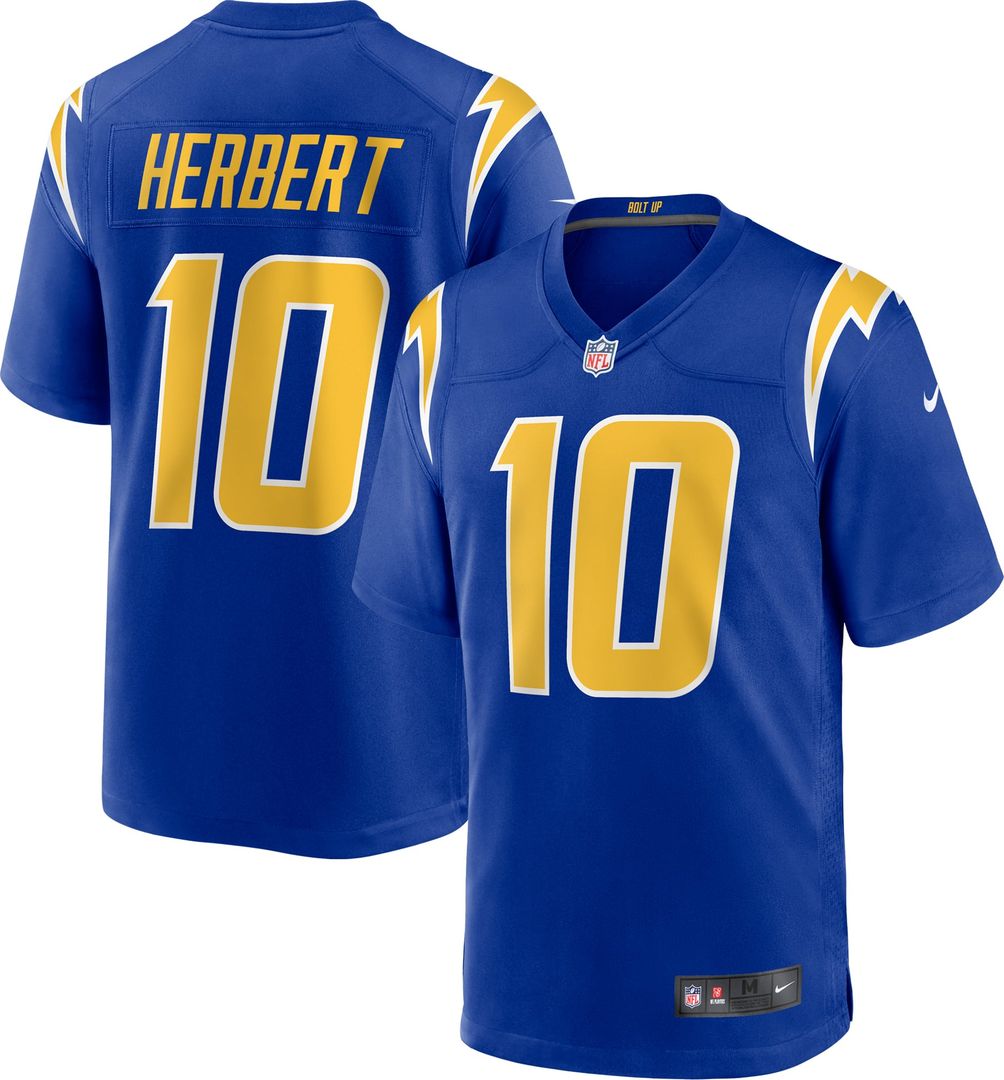 Men's Los Angeles Chargers Justin Herbert Nike Navy product image 13