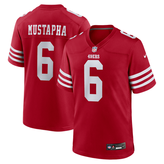 Men's San Francisco 49ers Malik Mustapha Nike Scarlet Game product image 1