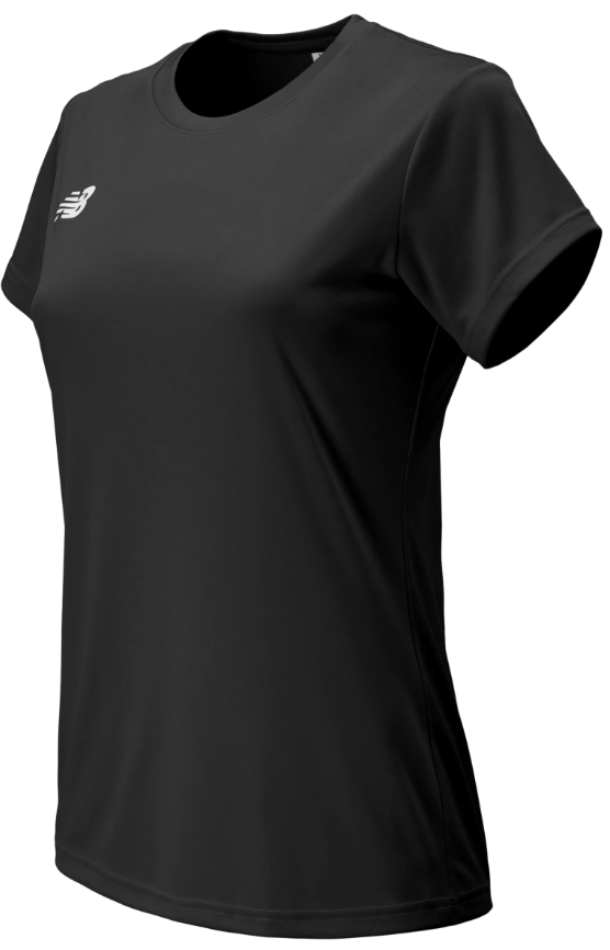 New Balance Women Brighton Jersey - Black product image 1, provided for visual reference and product detail review