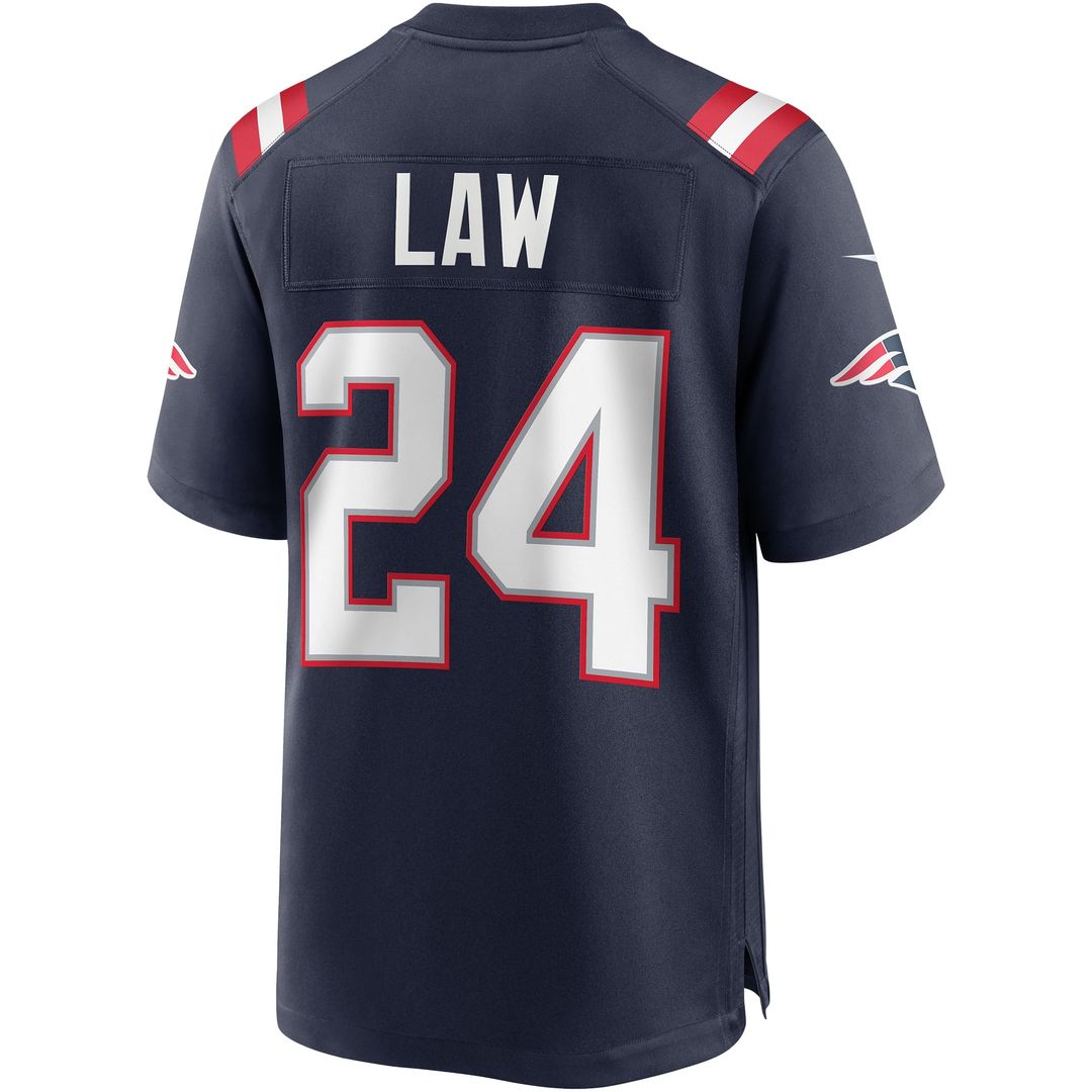 Men's New England Patriots Ty Law Nike Navy Game Retired product image 3
