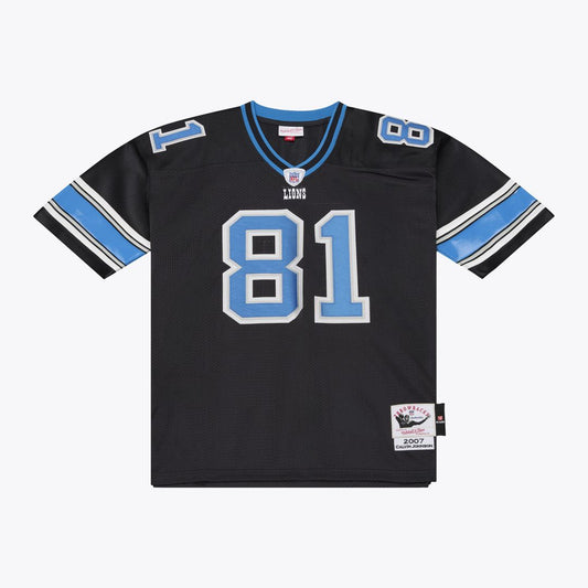 Men's Detroit Lions Calvin Johnson Mitchell & Ness Black product image 1
