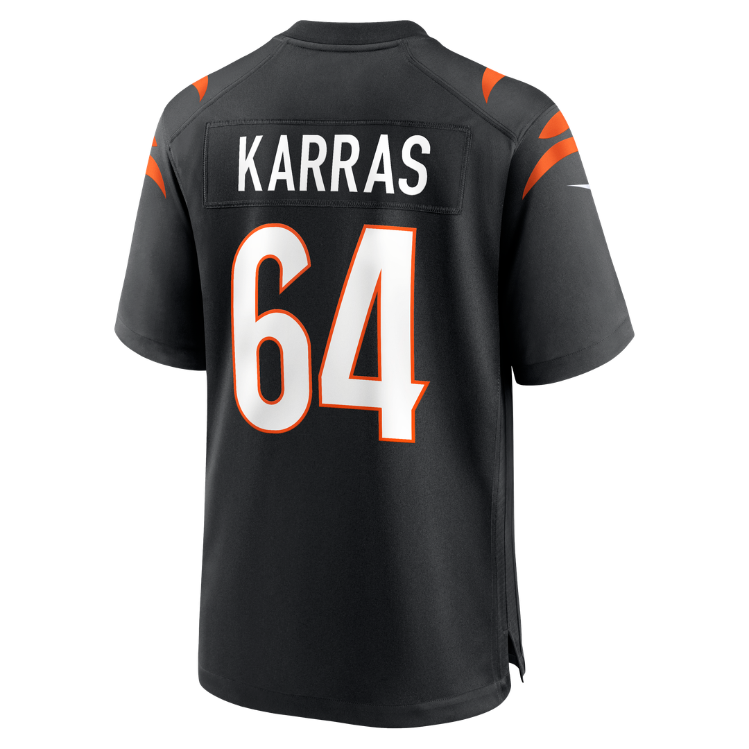 Men's Cincinnati Bengals Ted Karras Nike Black Game Player product image 2