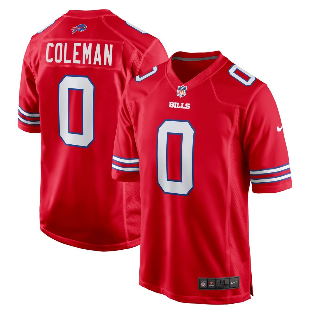 Men's Buffalo Bills Keon Coleman Nike Red Alternate Game product image 7