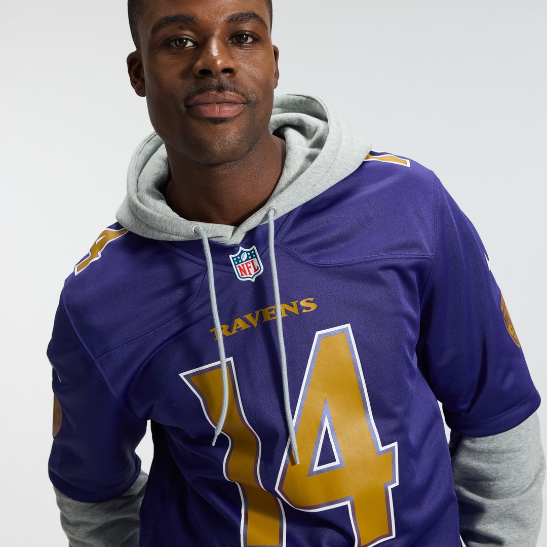 Men's Baltimore Ravens Kyle Hamilton Nike Black Alternate product image 16