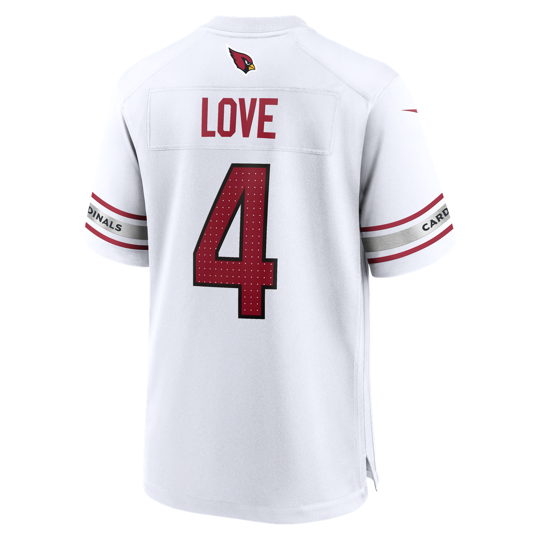 Men's Arizona Cardinals Jeremiyah Love Nike White Game product image 6