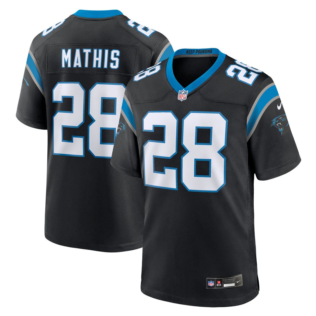 Men's Carolina Panthers Damarri Mathis Nike Black Team Game product image 1