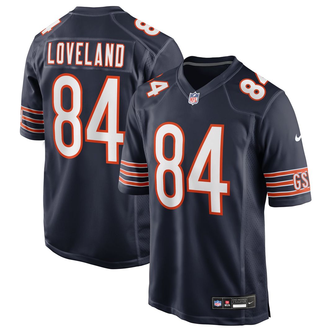 Chicago Bears Colston Loveland Nike Navy Game Jersey product image 4