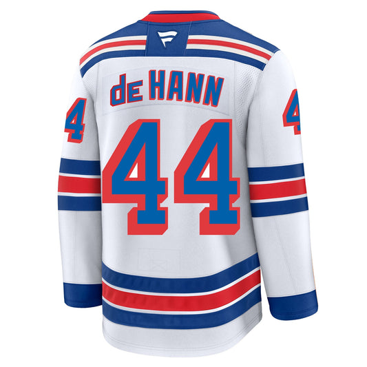 Calvin De Haan New York Rangers Fanatics Premium Away Jersey product image 1, provided for visual reference and product
