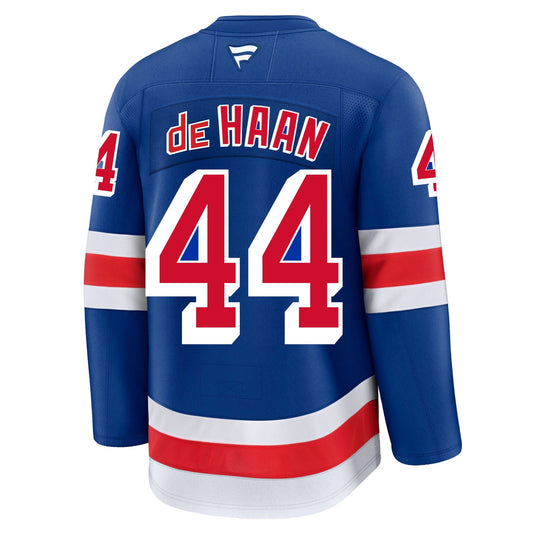 Calvin De Haan New York Rangers Fanatics Premium Home Jersey product image 1, provided for visual reference and product