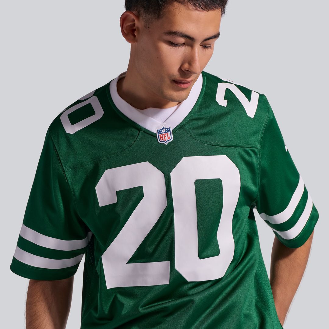 Men's New York Jets Breece Hall Nike Legacy White Game product image 15