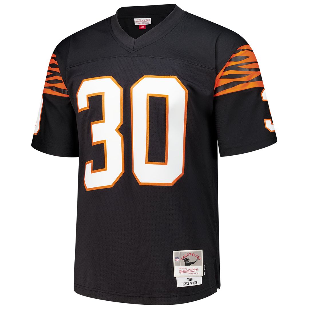 Men's Cincinnati Bengals Ickey Woods Mitchell & Ness Black product image 2