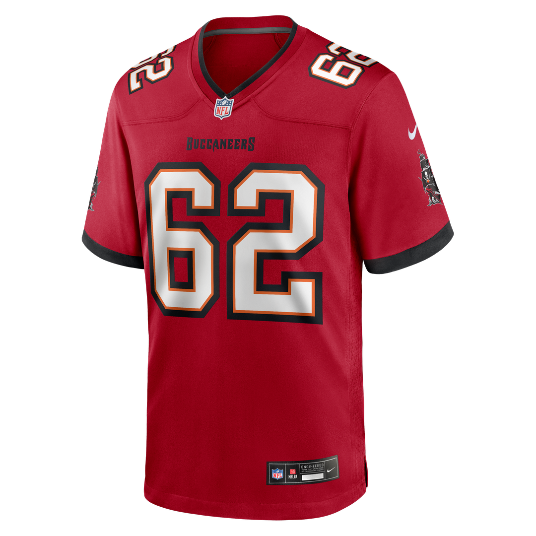 Men's Graham Barton Pick No. 26 Nike Red Player Game Jersey product image 2