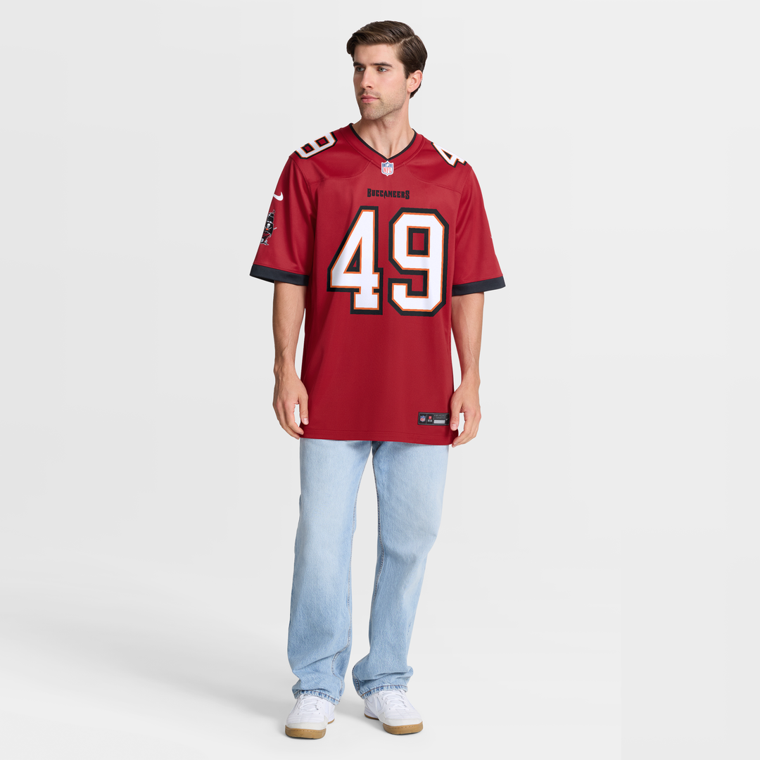 Tampa Bay Buccaneers Owen Wright Nike Red Game Jersey product image 6