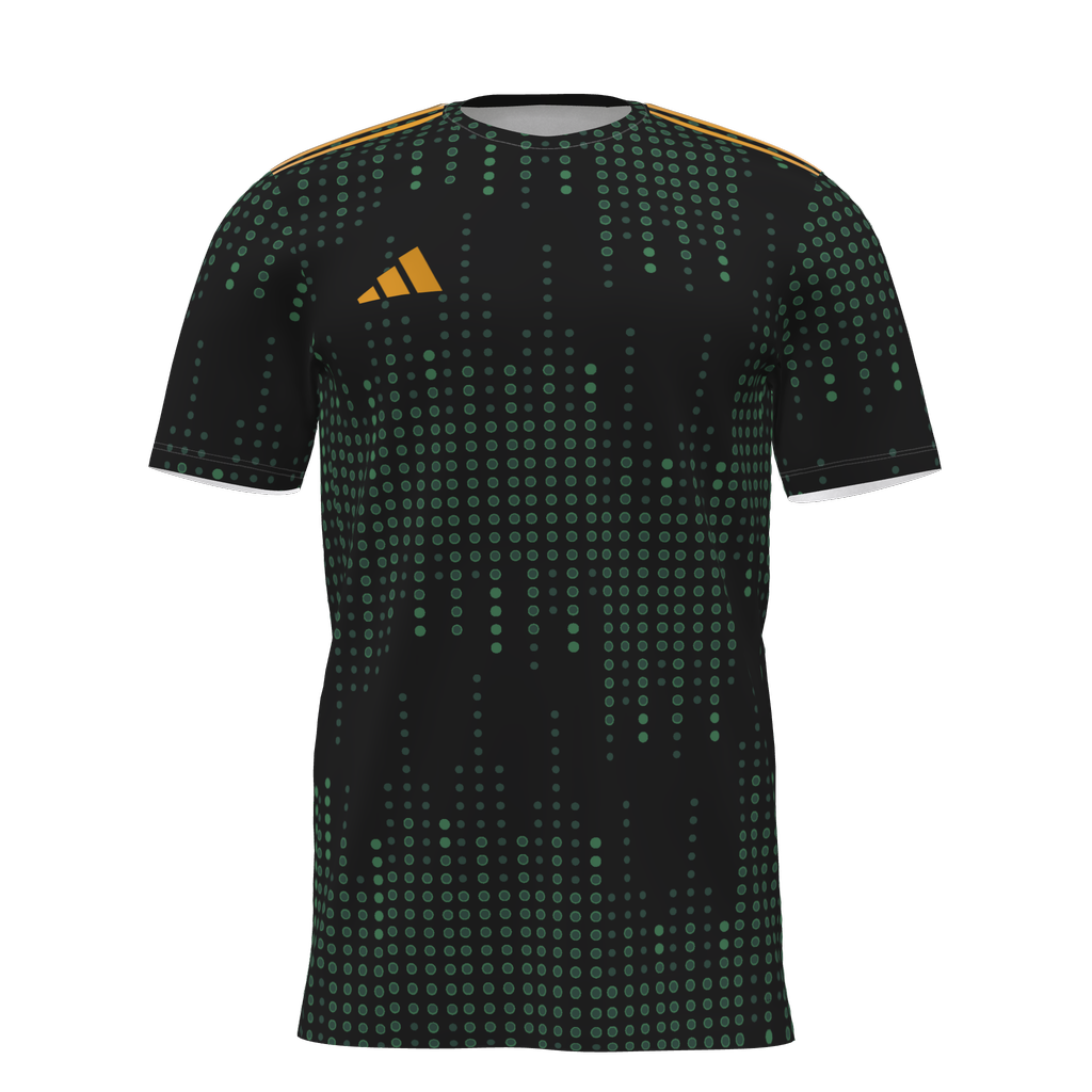 adidas Youth Custom Graphic 25 Jersey Castro Valley SC - Black product image 1, provided for visual reference and product