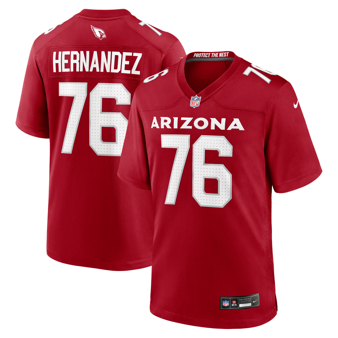 Arizona Cardinals Will Hernandez Nike Cardinal Game Jersey product image 1