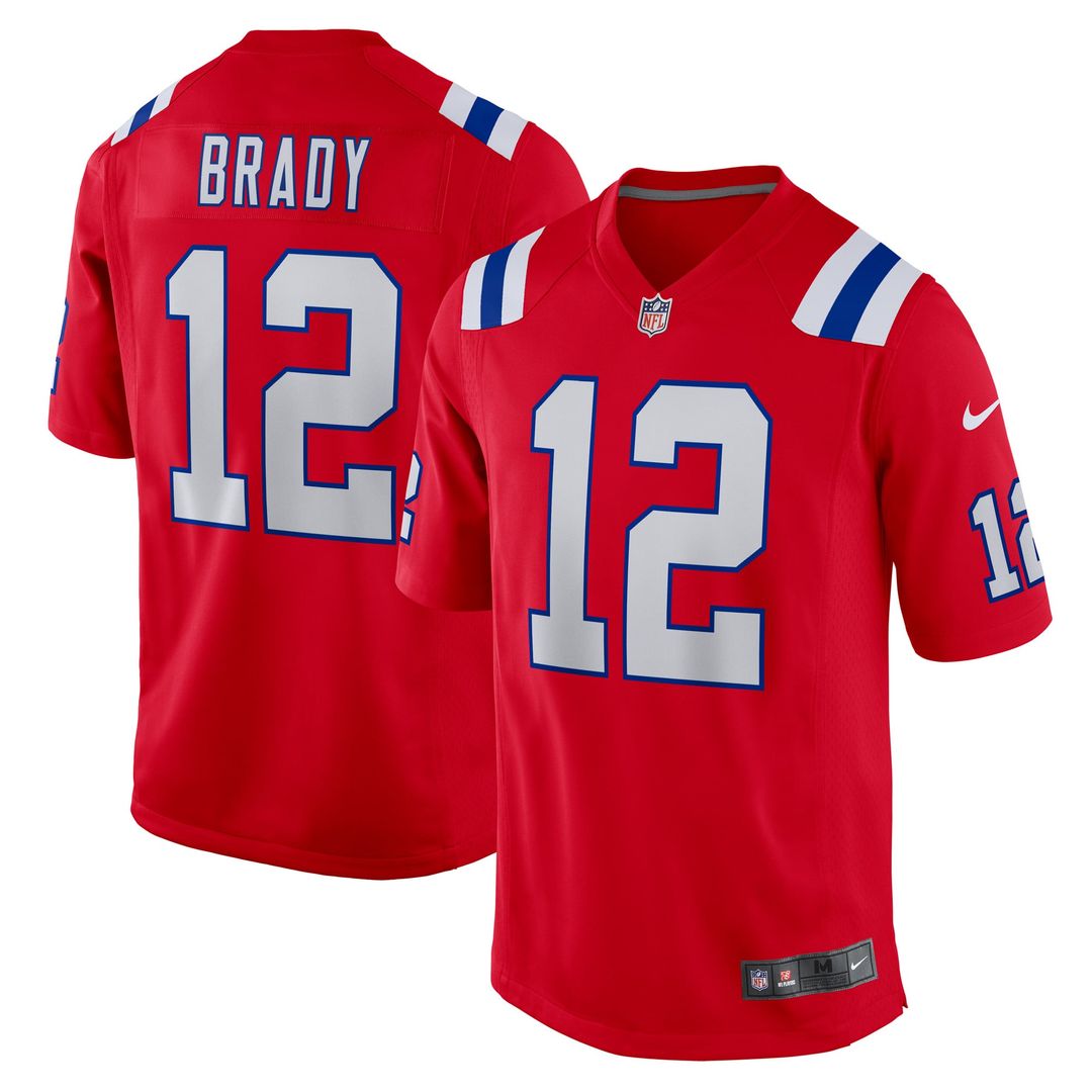 New England Patriots Tom Brady Nike Red Retired Player product image 7