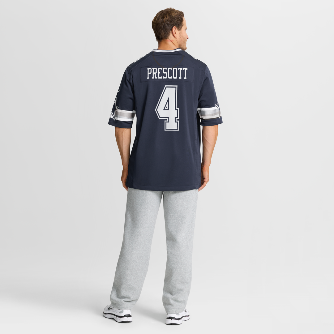 Men's Dallas Cowboys Dak Prescott Nike Navy Game Team Jersey product image 8