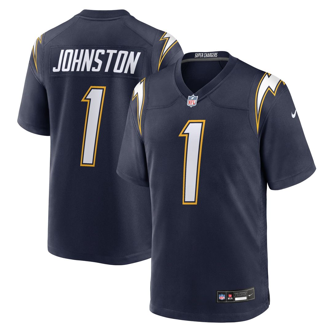 Men's Los Angeles Chargers Quentin Johnston Nike Navy product image 4
