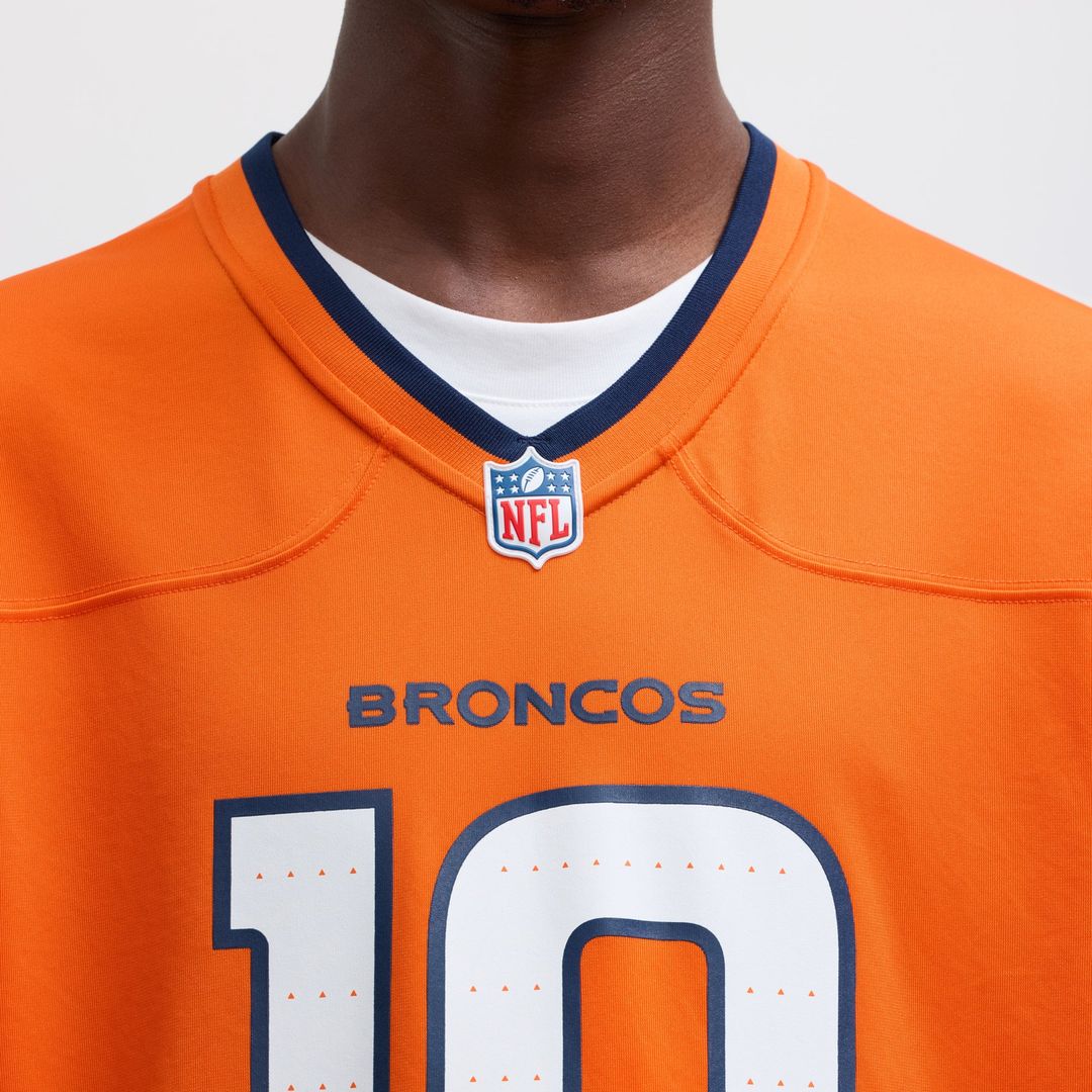 Men's Denver Broncos Bo Nix Nike Navy Alternate Game Jersey product image 19