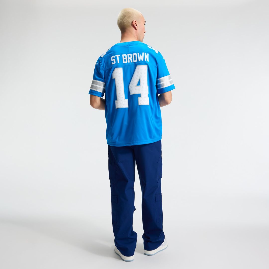 Men's Detroit Lions Amon-Ra St. Brown Nike White Vapor product image 10