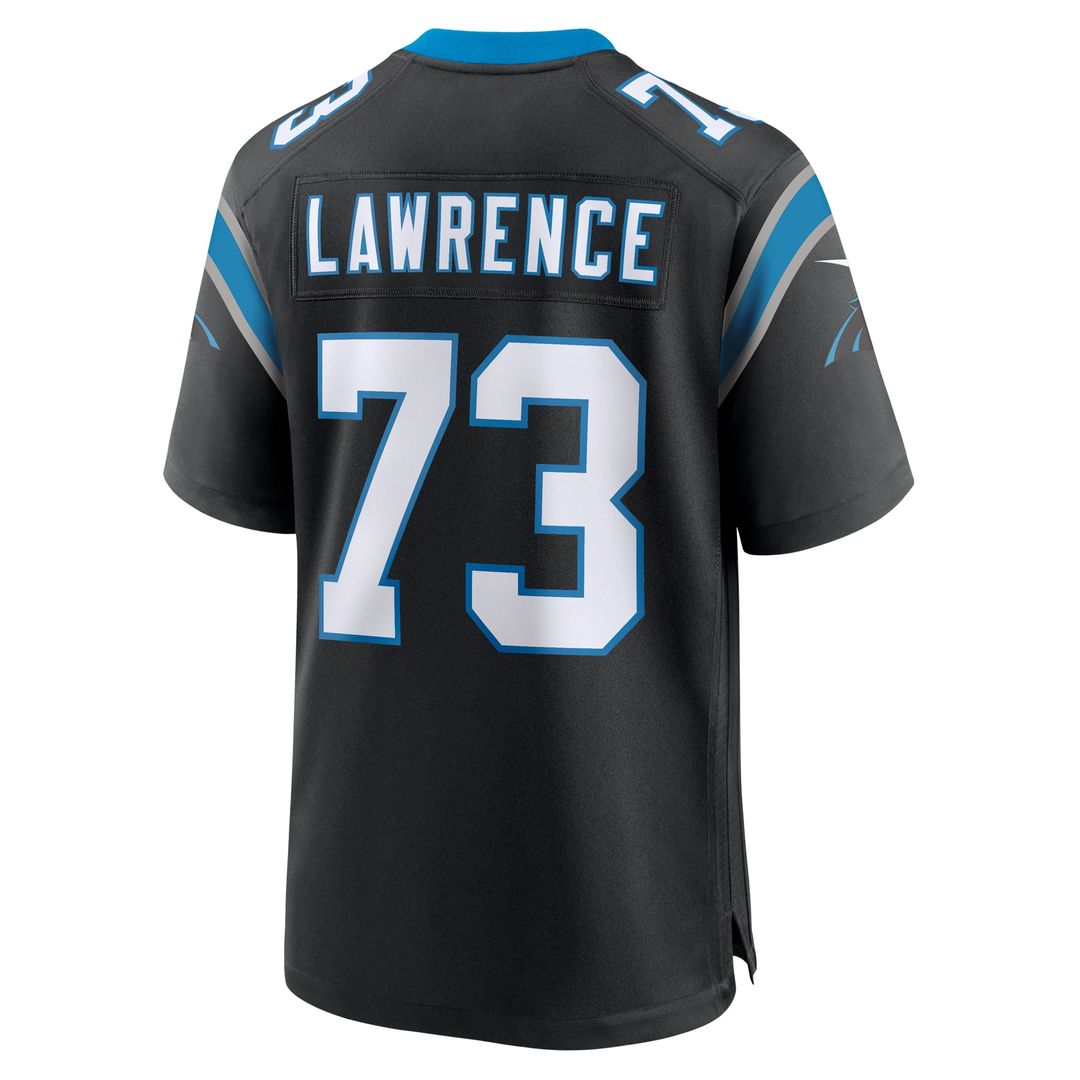 Men's Carolina Panthers Rashard Lawrence Nike Black Game product image 3