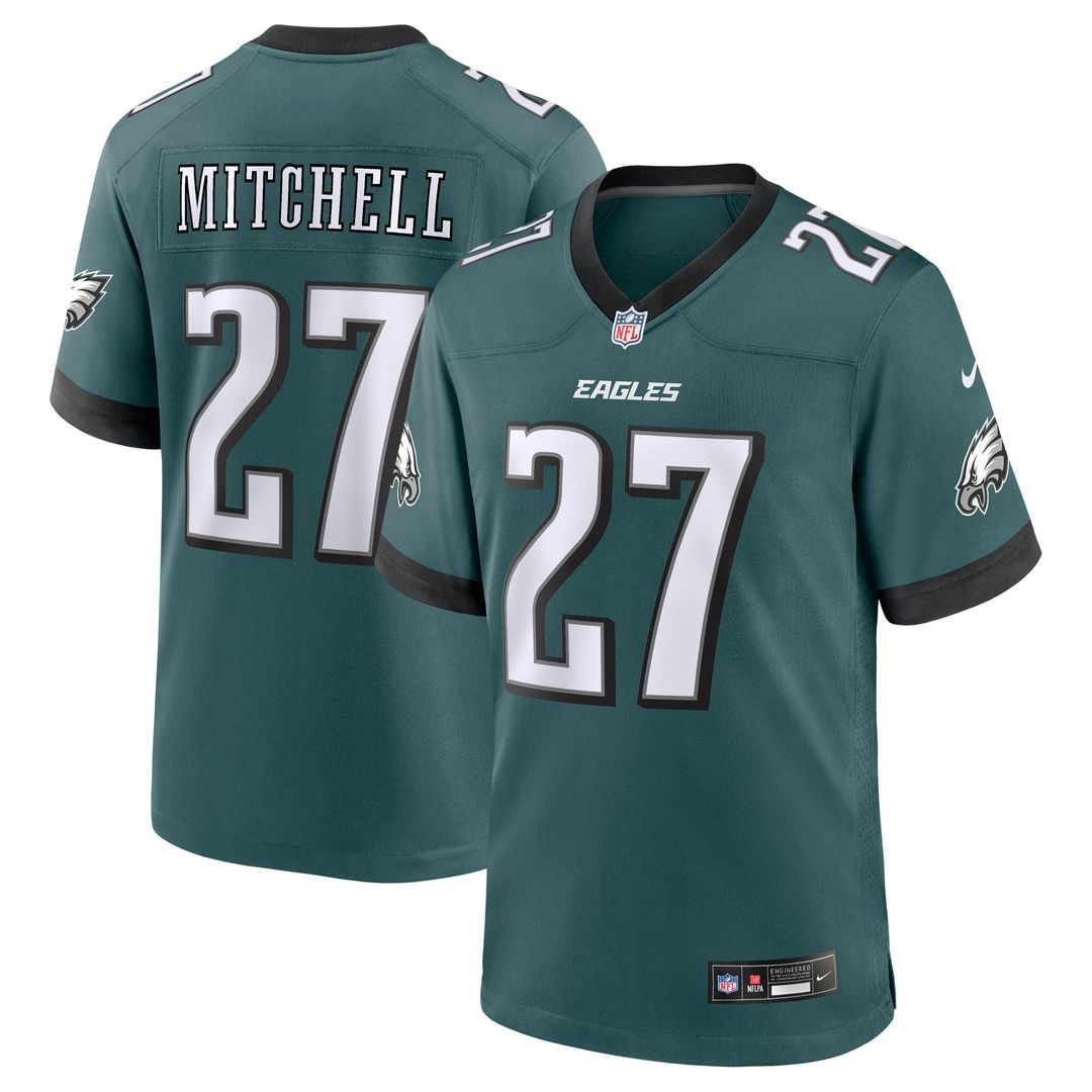 Philadelphia Eagles Quinyon Mitchell Nike Midnight Green product image 1