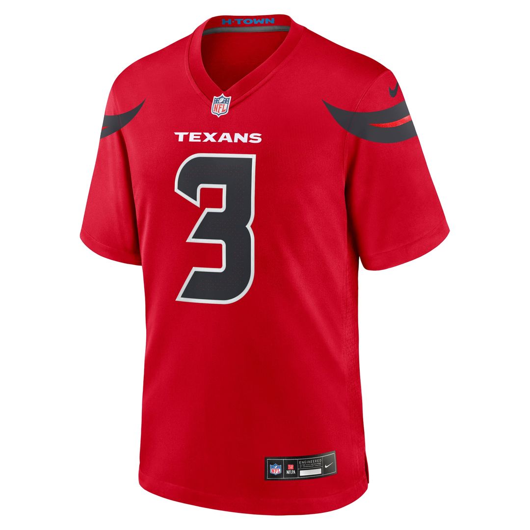 Men's Houston Texans Tank Dell Nike Red Alternate Game product image 8