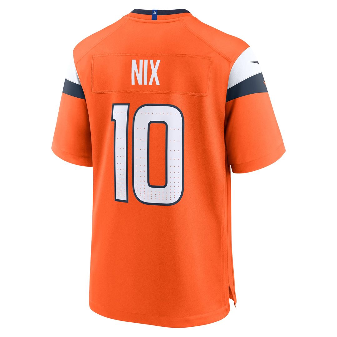 Men's Denver Broncos Bo Nix Nike Navy Alternate Game Jersey product image 15
