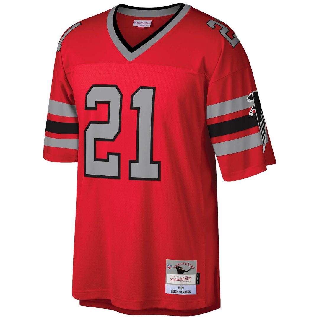 Atlanta Falcons Deion Sanders Mitchell & Ness White Legacy product image 8