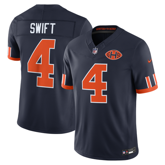 Men's Chicago Bears D'Andre Swift Nike Navy 2026 Rivalries product image 1