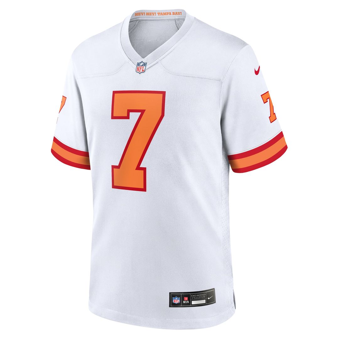 '76 Tampa Bay Buccaneers Bucky Irving Nike White Game Jersey product image 2