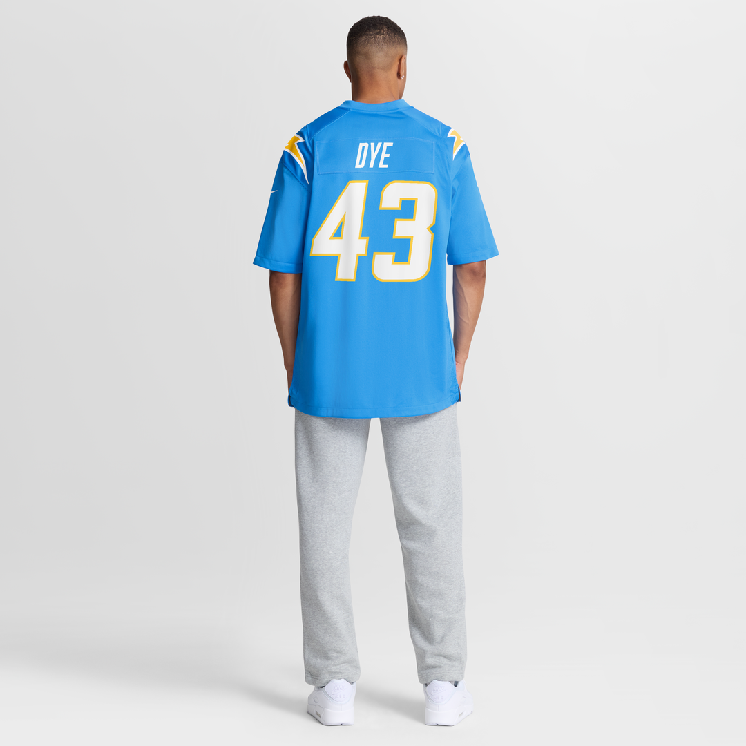 Los Angeles Chargers Troy Dye Nike Powder Blue Game Jersey product image 8