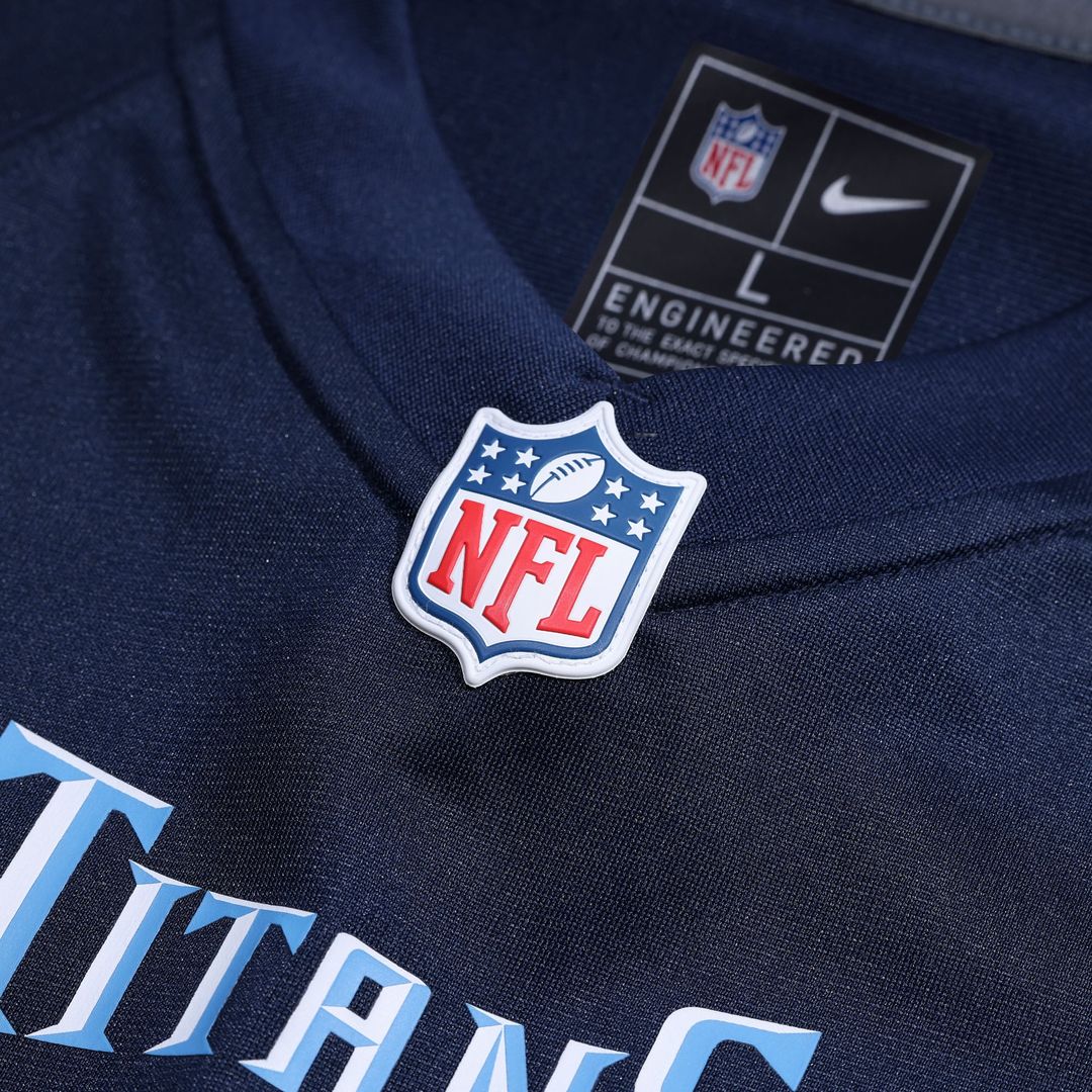 Men's Tennessee Titans Jeffery Simmons Nike Navy Game Jersey product image 4