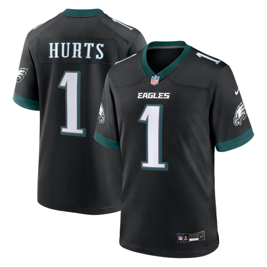 Philadelphia Eagles Jalen Hurts Nike Black Alternate Game product image 1