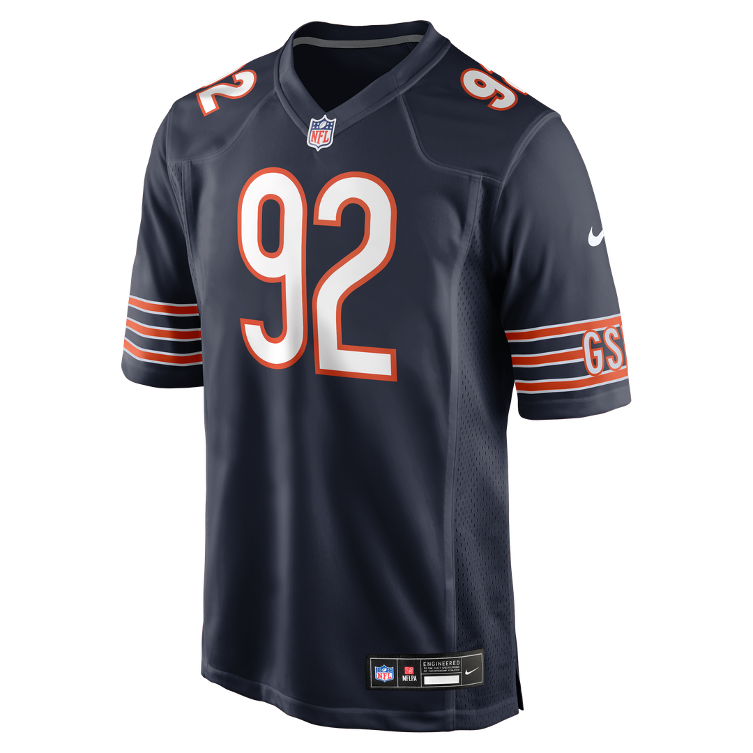 Men's Chicago Bears Daniel Hardy Nike Navy Team Game Jersey product image 2