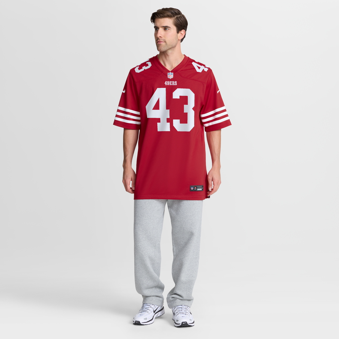 Men's San Francisco 49ers Eric Kendricks Nike Scarlet Team product image 7