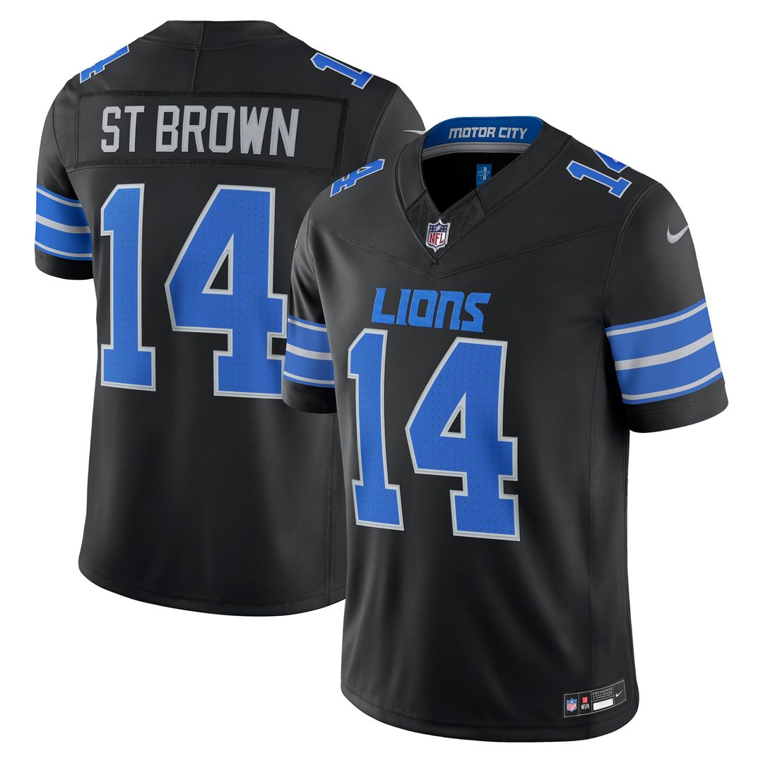 Men's Detroit Lions Amon-Ra St. Brown Nike White Vapor product image 20