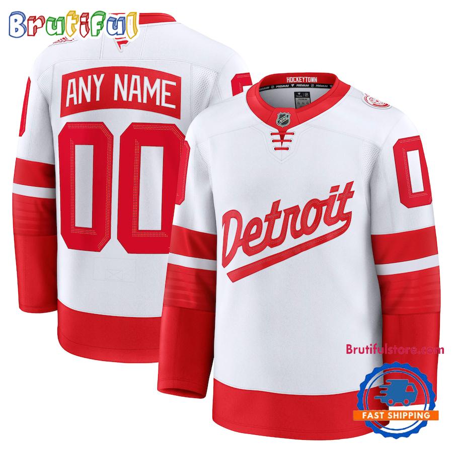 Detroit Red Wings 2025 Nhl Stadium Series Custom Premium Hockey Jerssey product image 1, provided for visual reference and