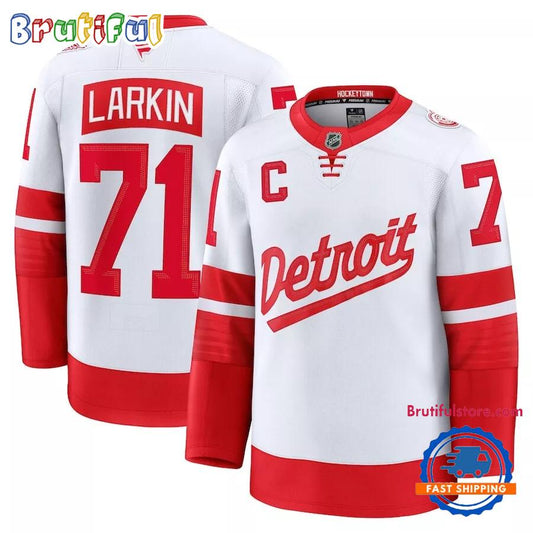 Detroit Red Wings 2025 Nhl Stadium Series Dylan Larkin #71 Hockey Jerssey product image 1, provided for visual reference and