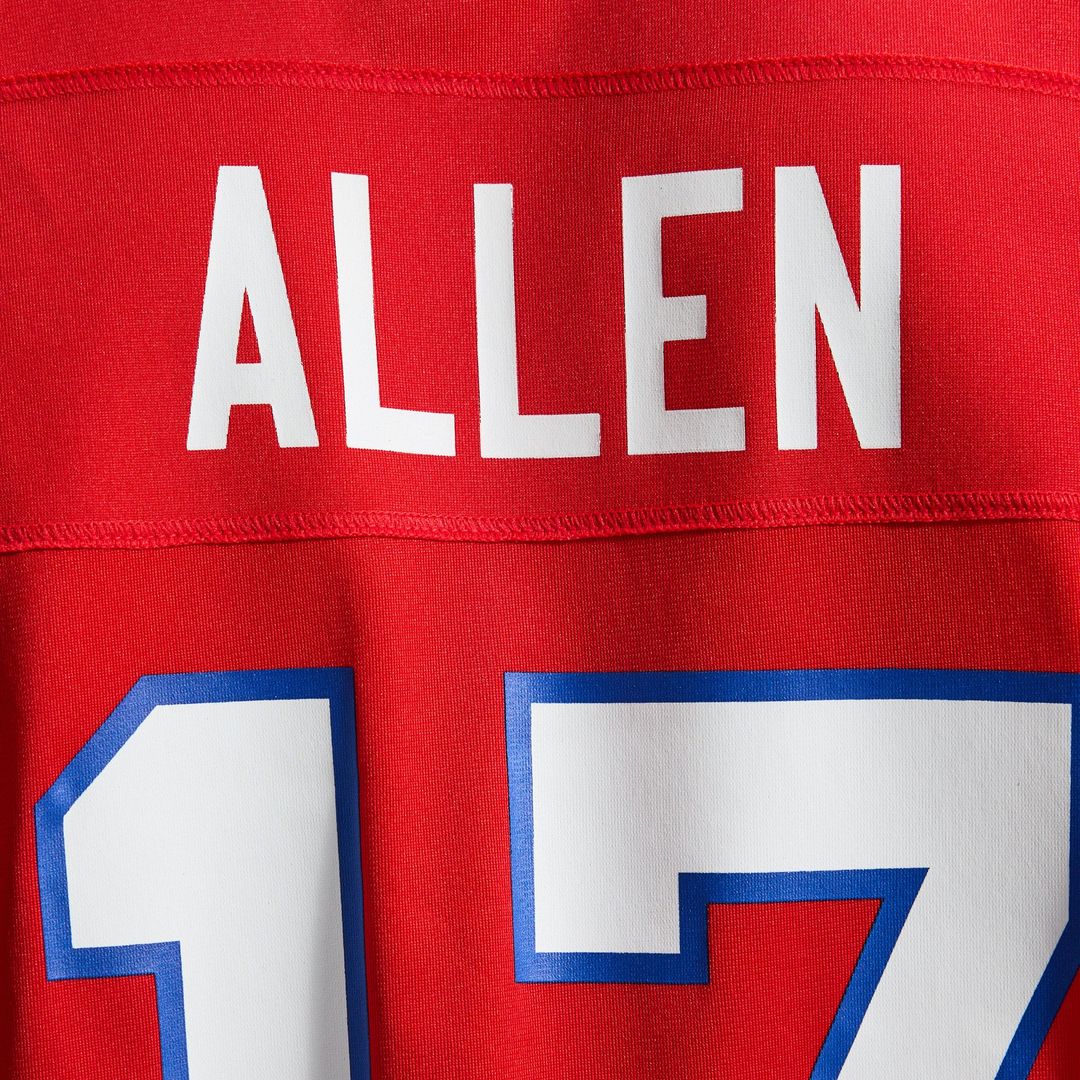 Men's Buffalo Bills Josh Allen Nike Red Alternate Game product image 25