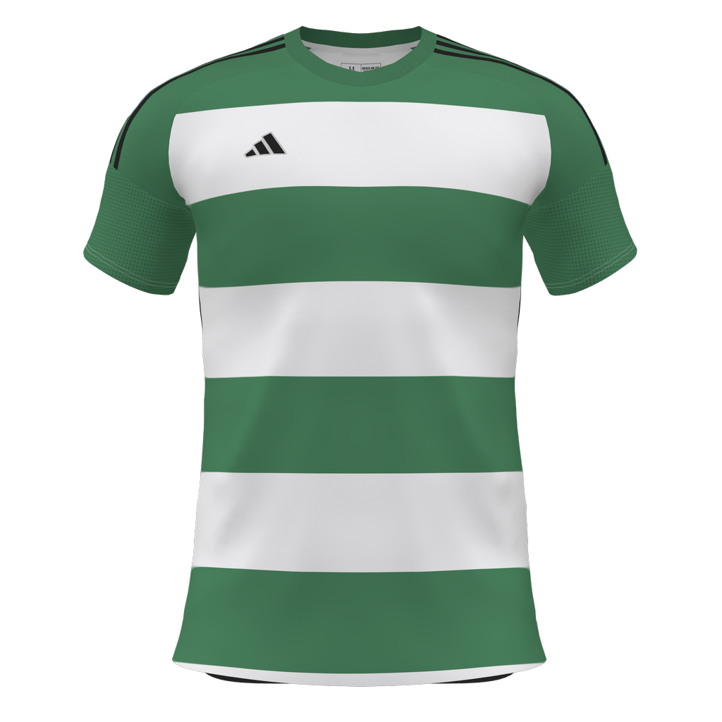 adidas Competition 25 Custom Jersey Dublin United FC - Green/Wht product image 1, provided for visual reference and product