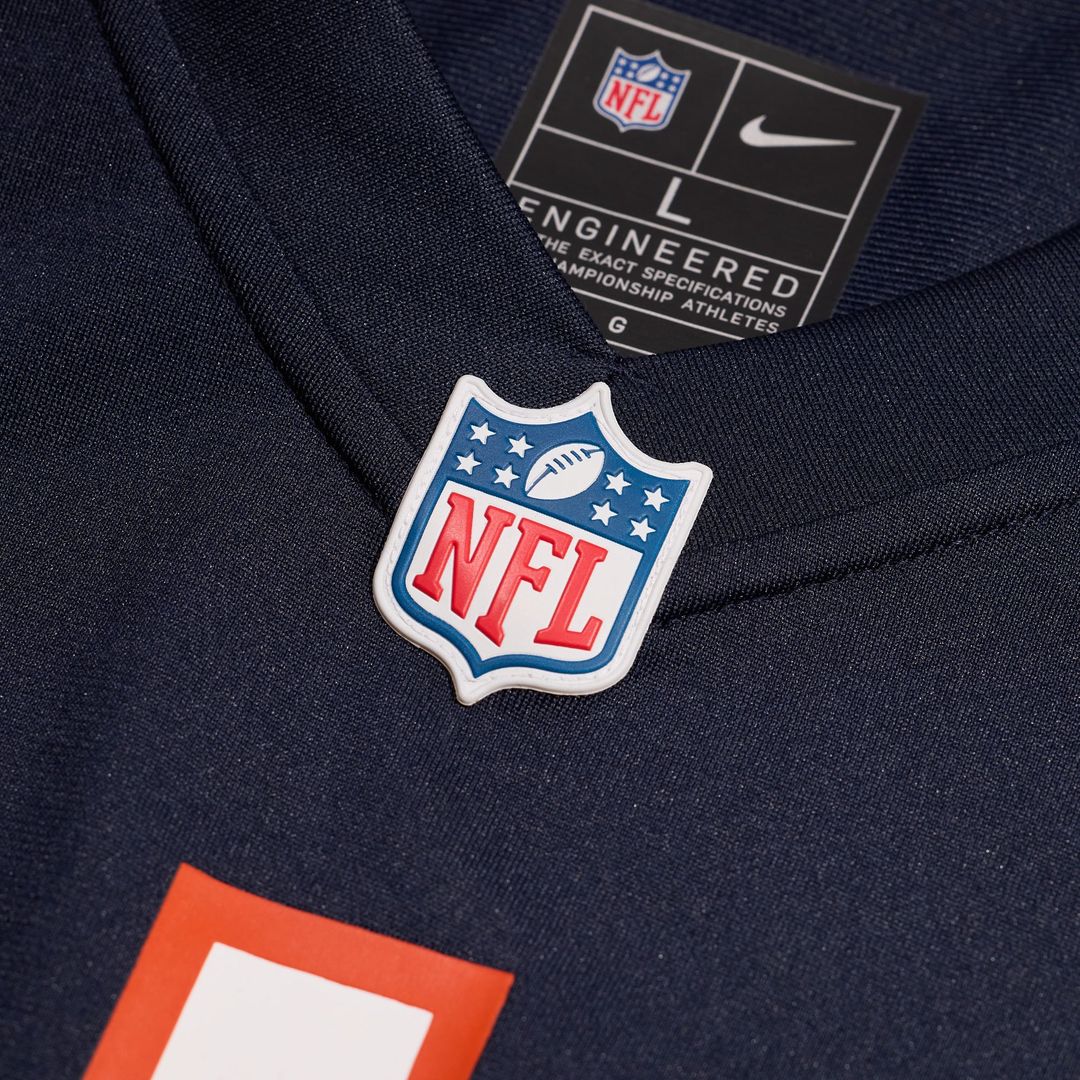 Men's Chicago Bears Terell Smith Nike Navy Game Jersey product image 4