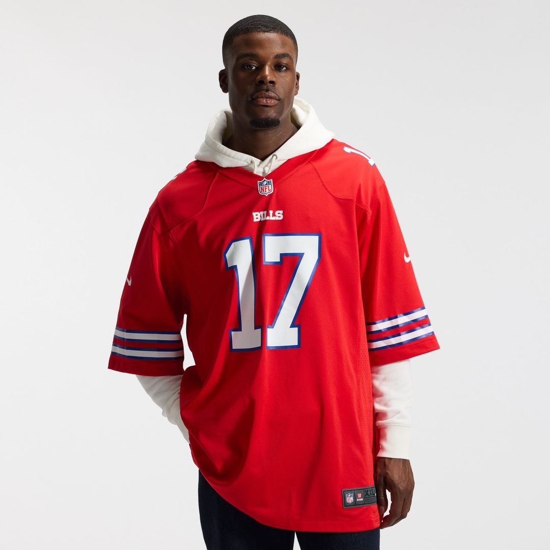 Men's Buffalo Bills Josh Allen Nike Red Alternate Game product image 2