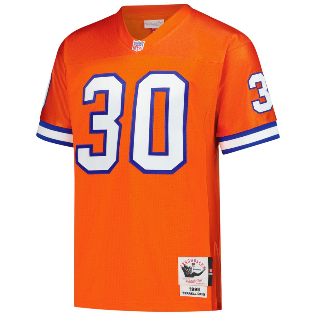 Denver Broncos Terrell Davis Mitchell & Ness Orange 1995 product image 2