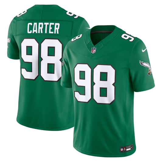 Men's Philadelphia Eagles Jalen Carter Nike Kelly Green product image 1