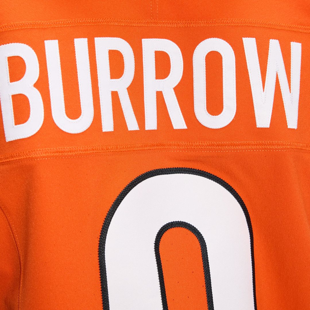 Men's Cincinnati Bengals Joe Burrow Nike Orange Team Vapor product image 12